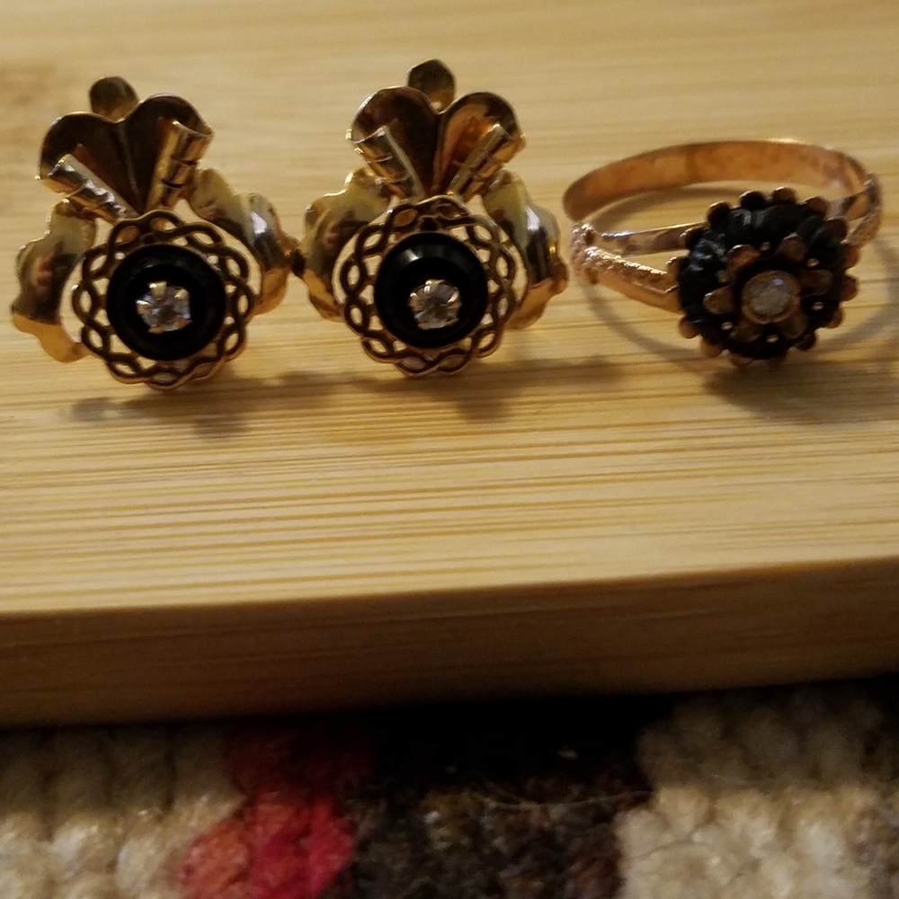Antique Edwardian Rose Gold & Diamonds